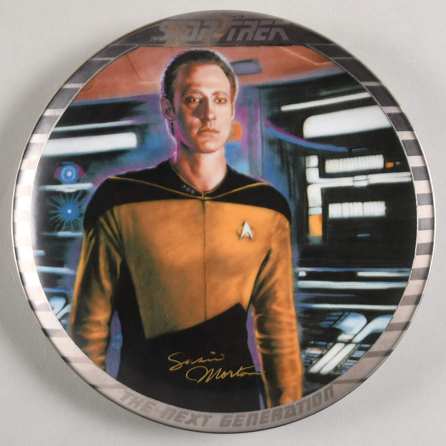 Star Trek-Platinum Lieutenant Commander Data - No Box by RJ Ernst-1