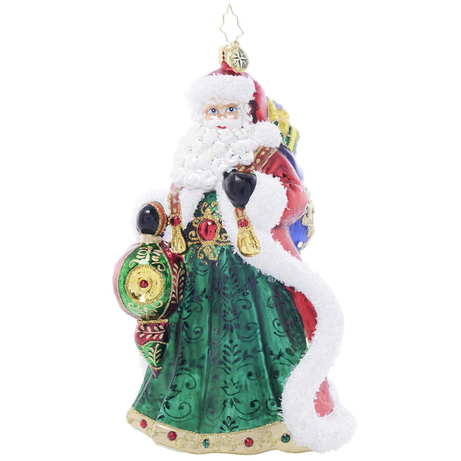 Designer's Choice Annual Ornament Santa's Sparkling Keepsake - No Box by Christopher Radko-1
