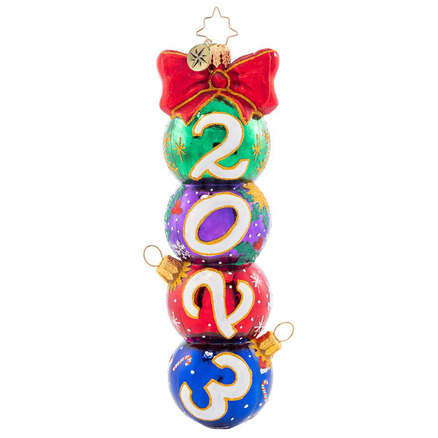 2023 Dated Ornaments Have A Ball 2023 - No Box by Christopher Radko-1