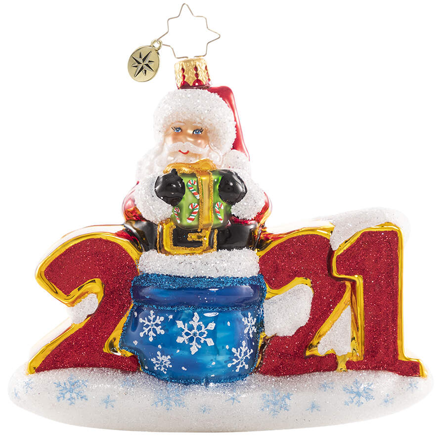 2021 Dated Ornaments Christmas Fun In 2021 - No Box by Christopher Radko-1