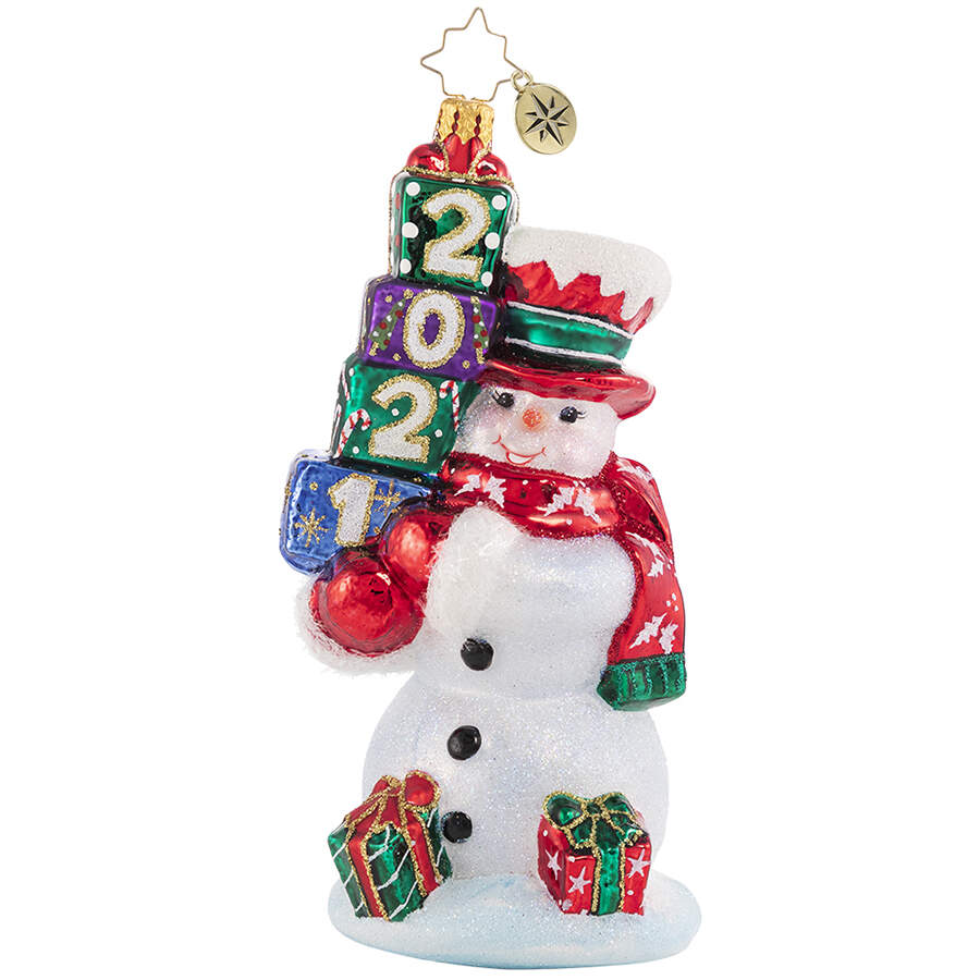 2021 Dated Ornaments 2021 Teetering Tower Of Treasure - No Box by Christopher Radko-1