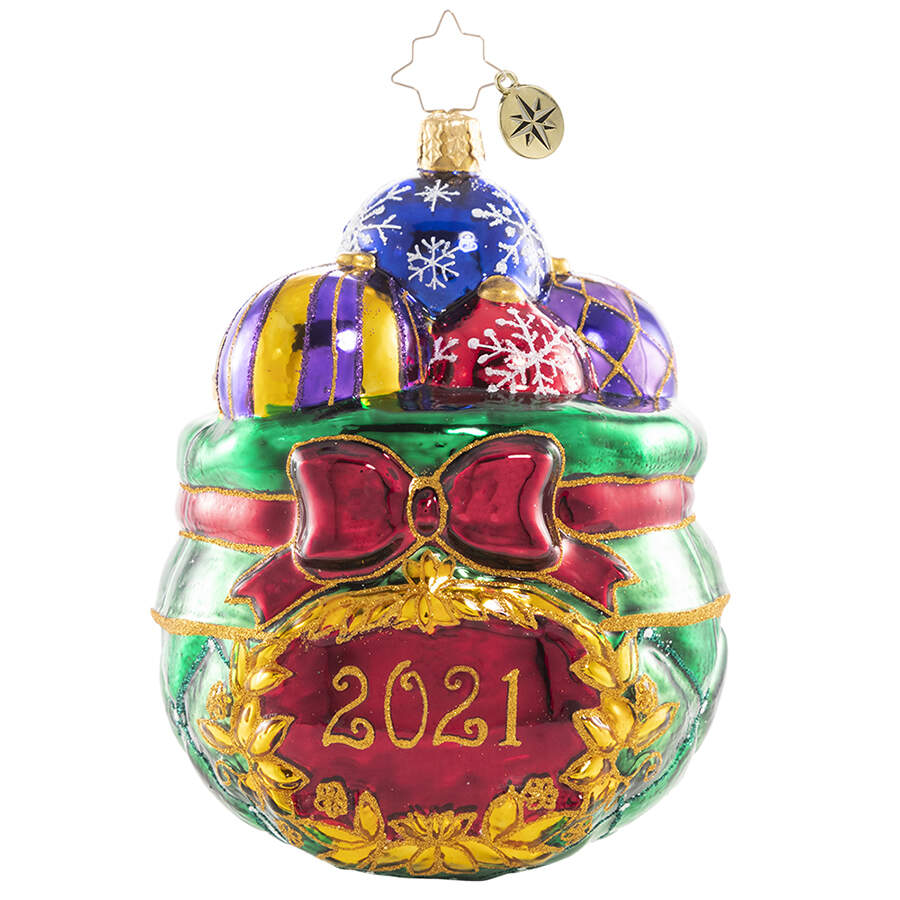 2021 Dated Ornaments Cherished Keepsakes 2021 - No Box by Christopher Radko-1