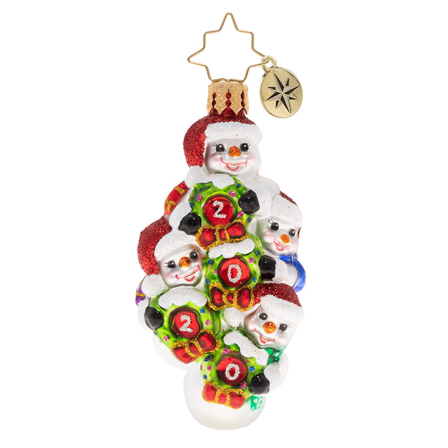 2020 Dated Ornaments Quadruple The Frosty Fun In 2020 Gem - No Box by Christopher Radko-1