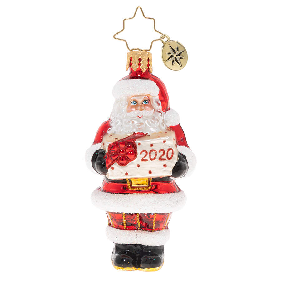 2020 Dated Ornaments Dated For Deliverygem - No Box by Christopher Radko-1