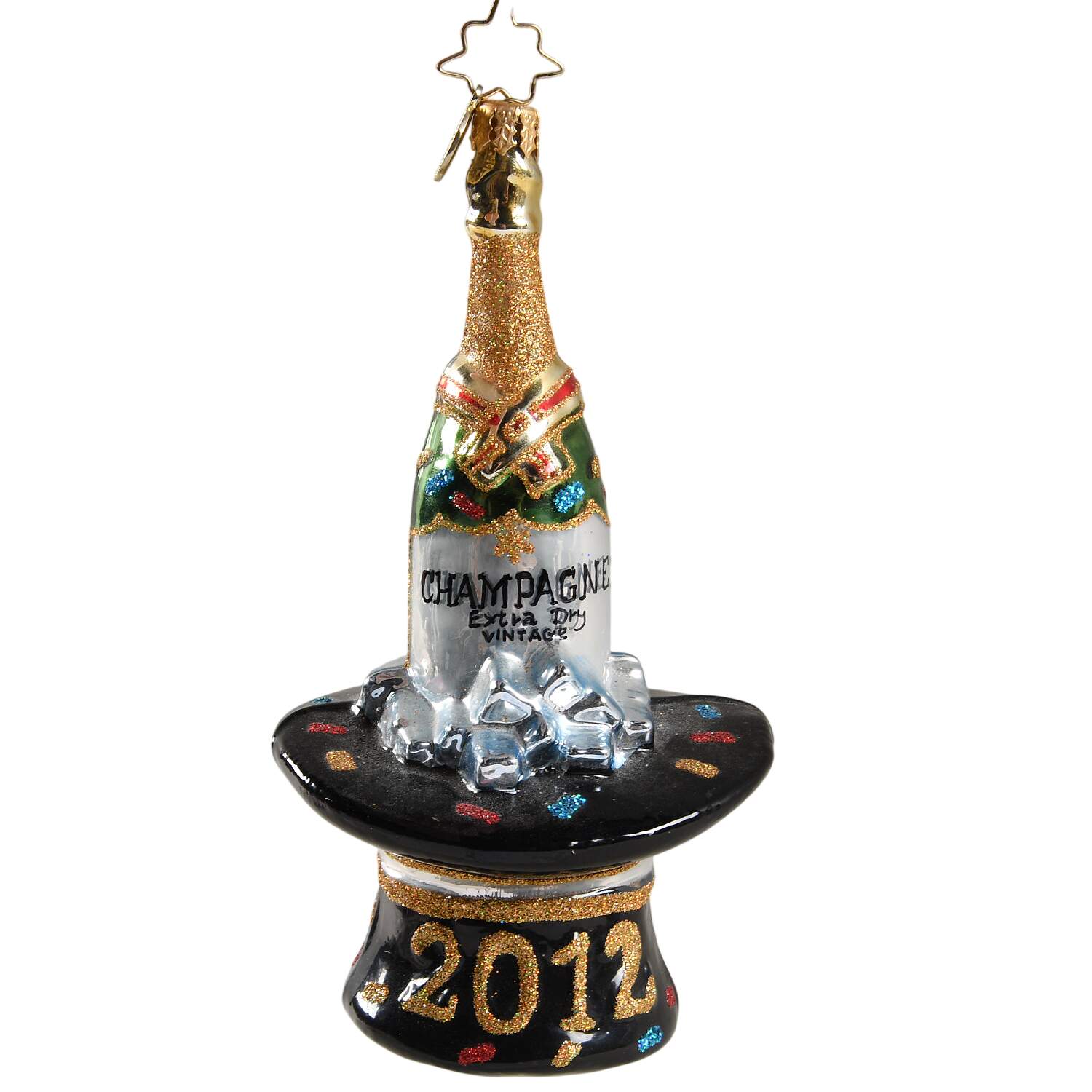 New Year's Dated Annuals Tip Of The Hat 2012 - No Box by Christopher Radko-1