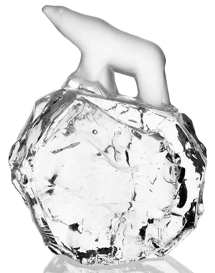 Reijmyre Art Glass Figurines Polar Bear - No Box by Reijmyre-1