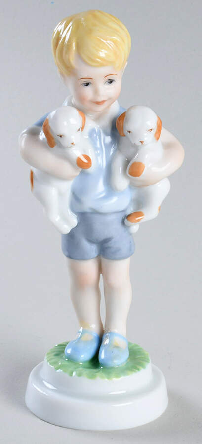 Days of the Week #4 Monday Boy - No Box by Royal Worcester-1