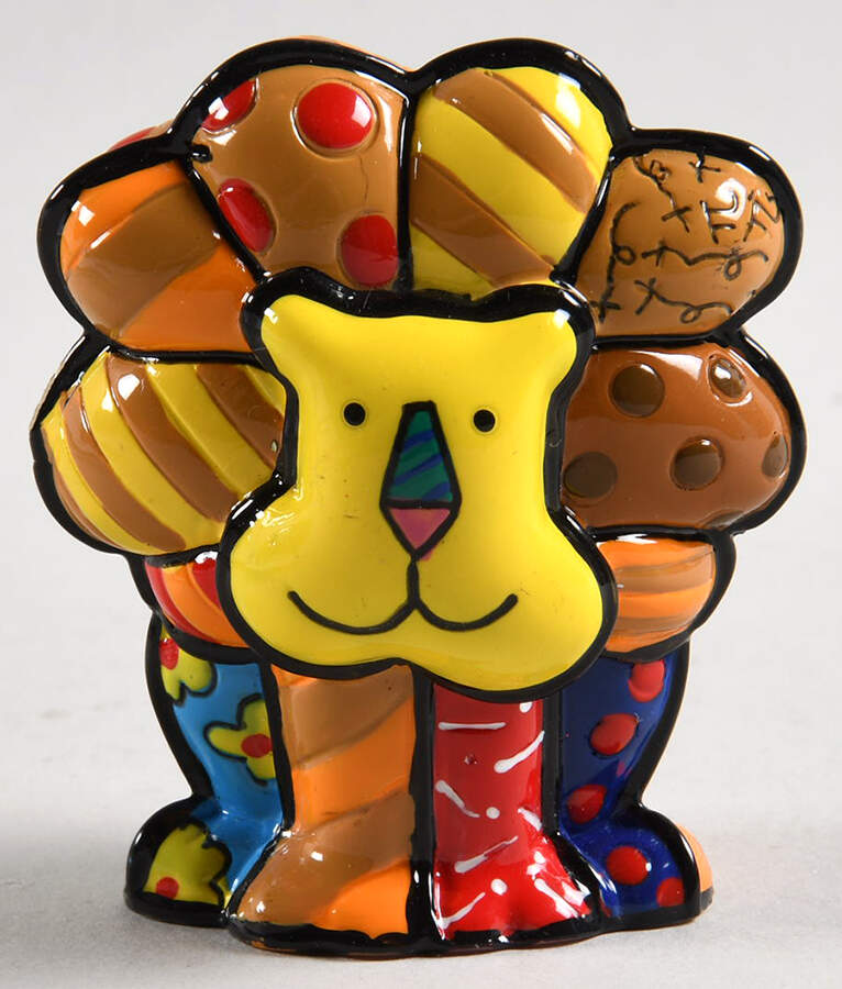 Miniature Figurines Cavendish - Lion - No Box by Romero Britto-1