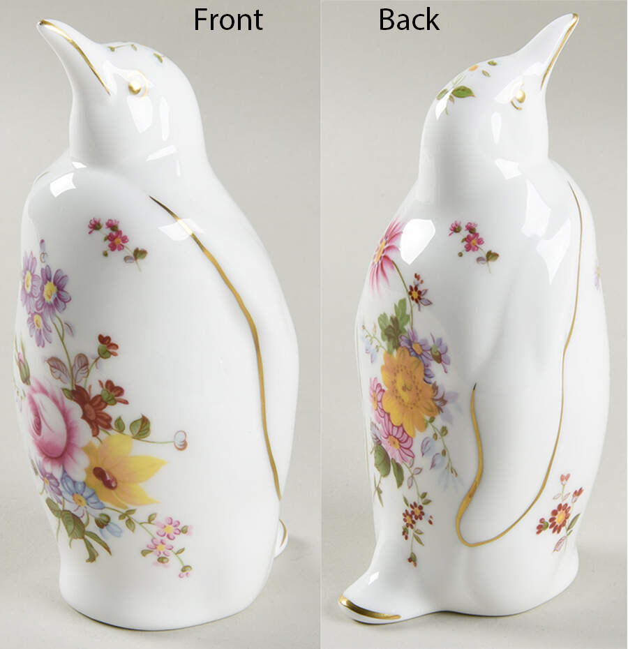 Derby Posie Paperweights Derby Posie Penguin - Boxed by Royal Crown Derby-1