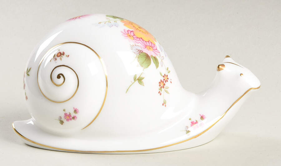 Derby Posie Paperweights Derby Posie Snail - No Box by Royal Crown Derby-1