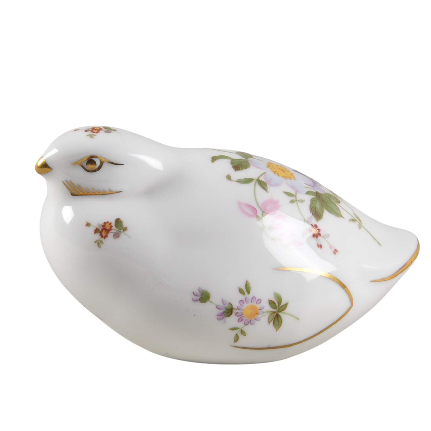 Derby Posie Paperweights Derby Posie Quail - Boxed by Royal Crown Derby-1