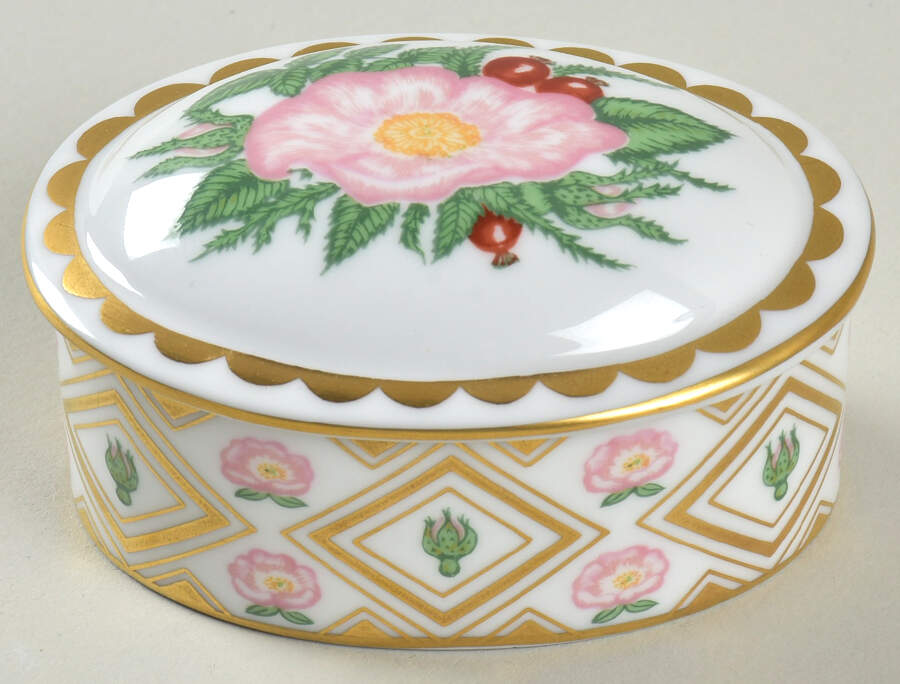 Floral Collection Wild Rose - Large - Boxed by Royal Crown Derby-1