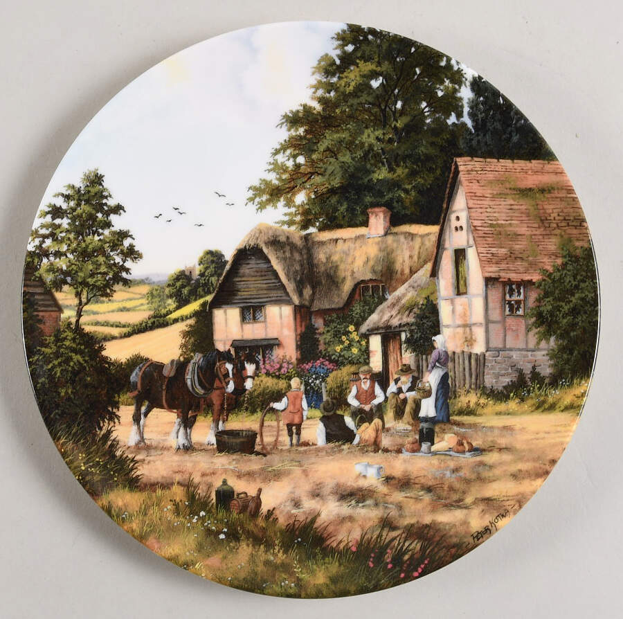 Harvest Home A Welcome Rest - No Box by Royal Doulton-1