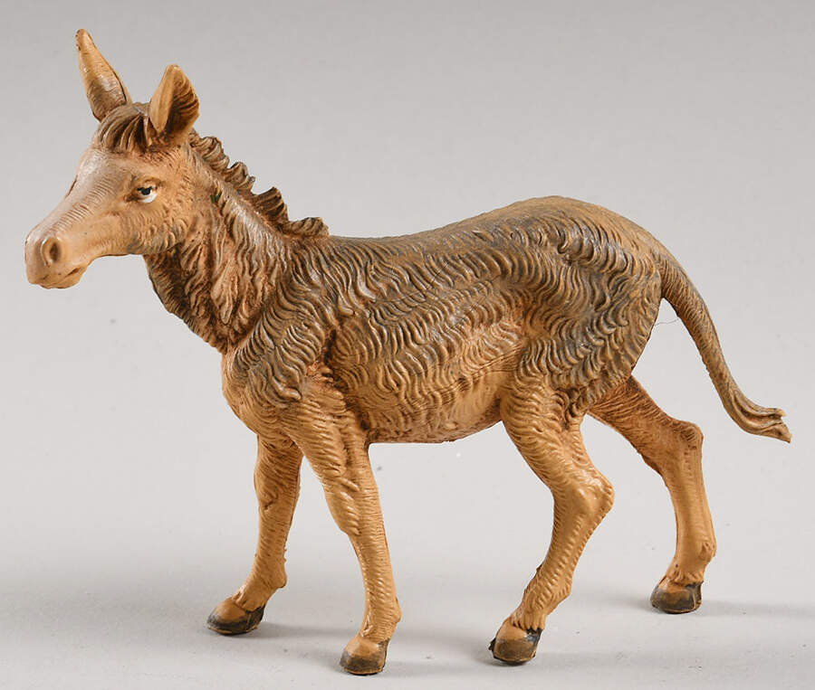 Fontanini Nativity 5" Scale Older Donkey Standing - Boxed by Roman-1