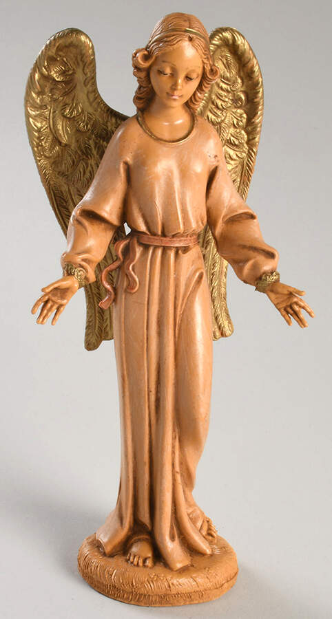 Fontanini Nativity 7.5" Older Standing Angel - Boxed by Roman-1