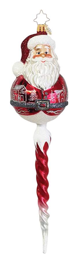 Ornament of the Month 2025 Santa's Icy Cascade - No Box by Christopher Radko-1