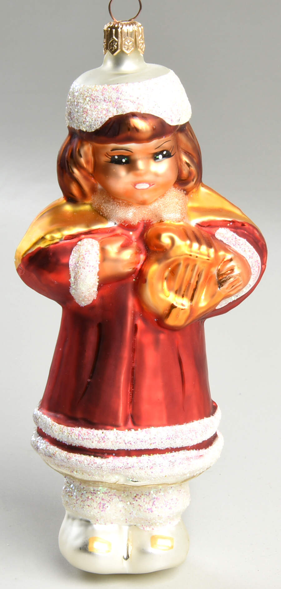 Angel Ornaments (Blown Glass) Caroline-Red - No Box by Christopher Radko-1
