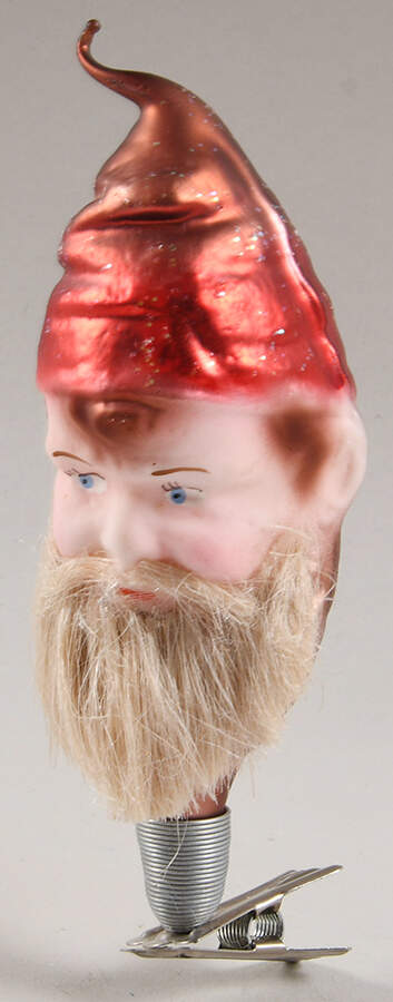 Clip-On Ornaments Red Cap-Looking Right - No Box by Christopher Radko-1