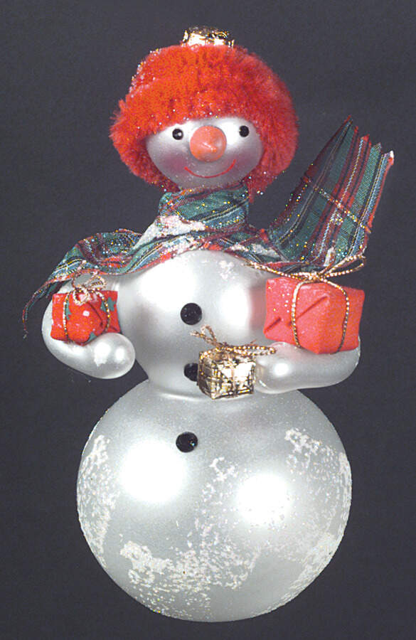 Snowmen (Italian Flair) Frosty Cheer - No Box by Christopher Radko-1