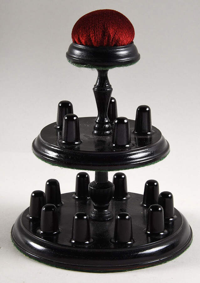 The Historical Thimble Collection Display Stand - With Box by Royal Crown Derby-1