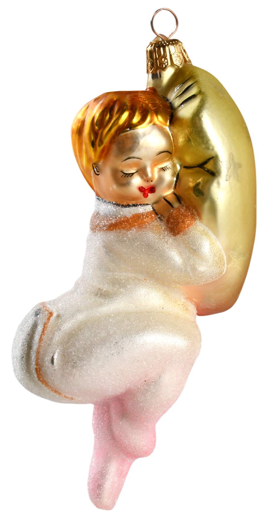 Baby Celebration Ornaments Off To Dreamland-Pink - No Box by Christopher Radko-1