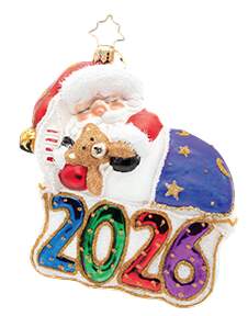 2026 Dated Ornaments 2026 Sweet Dreams - No Box by Christopher Radko-1