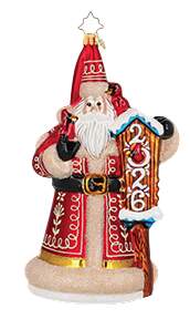 2026 Dated Ornaments 2026 Country Cardinal Santa - No Box by Christopher Radko-1