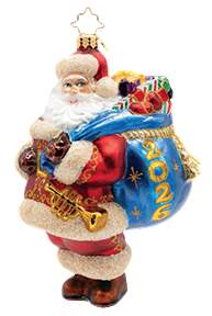 2026 Dated Ornaments 2026 A Bag Full Of Memories - No Box by Christopher Radko-1