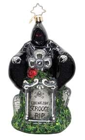 A Christmas Carol (Ornament of the Month) Ghost Of Christmas Yet To Come - No Box by Christopher Radko-1