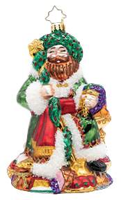 A Christmas Carol (Ornament of the Month) A Feast For The Present - No Box by Christopher Radko-1