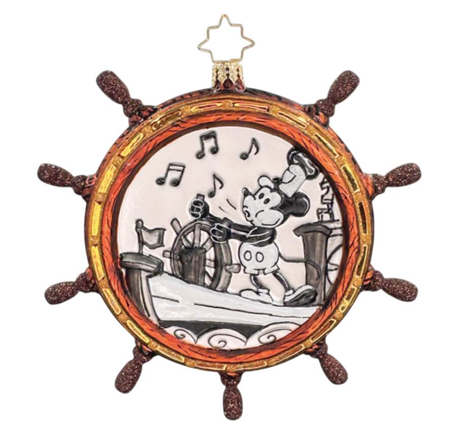 Steamboat Willie Whistling Through The Holidays - No Box by Christopher Radko-1