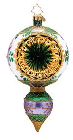Fantasia (New 2024 Intro) Royal Blossom Reflection - No Box by Christopher Radko-1