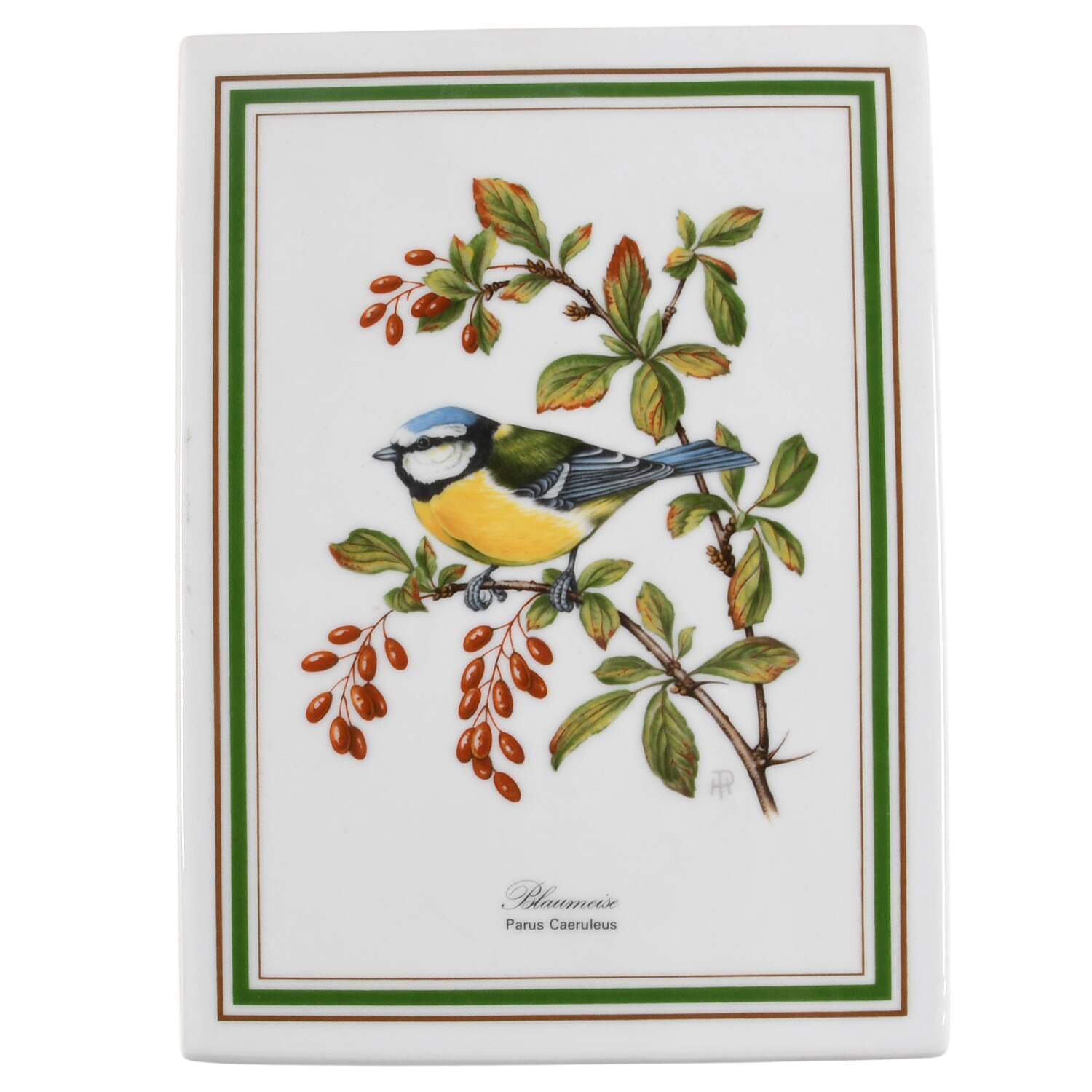 European Singing Birds Eurasian Blue Tit - Boxed by Royal Bayreuth-1
