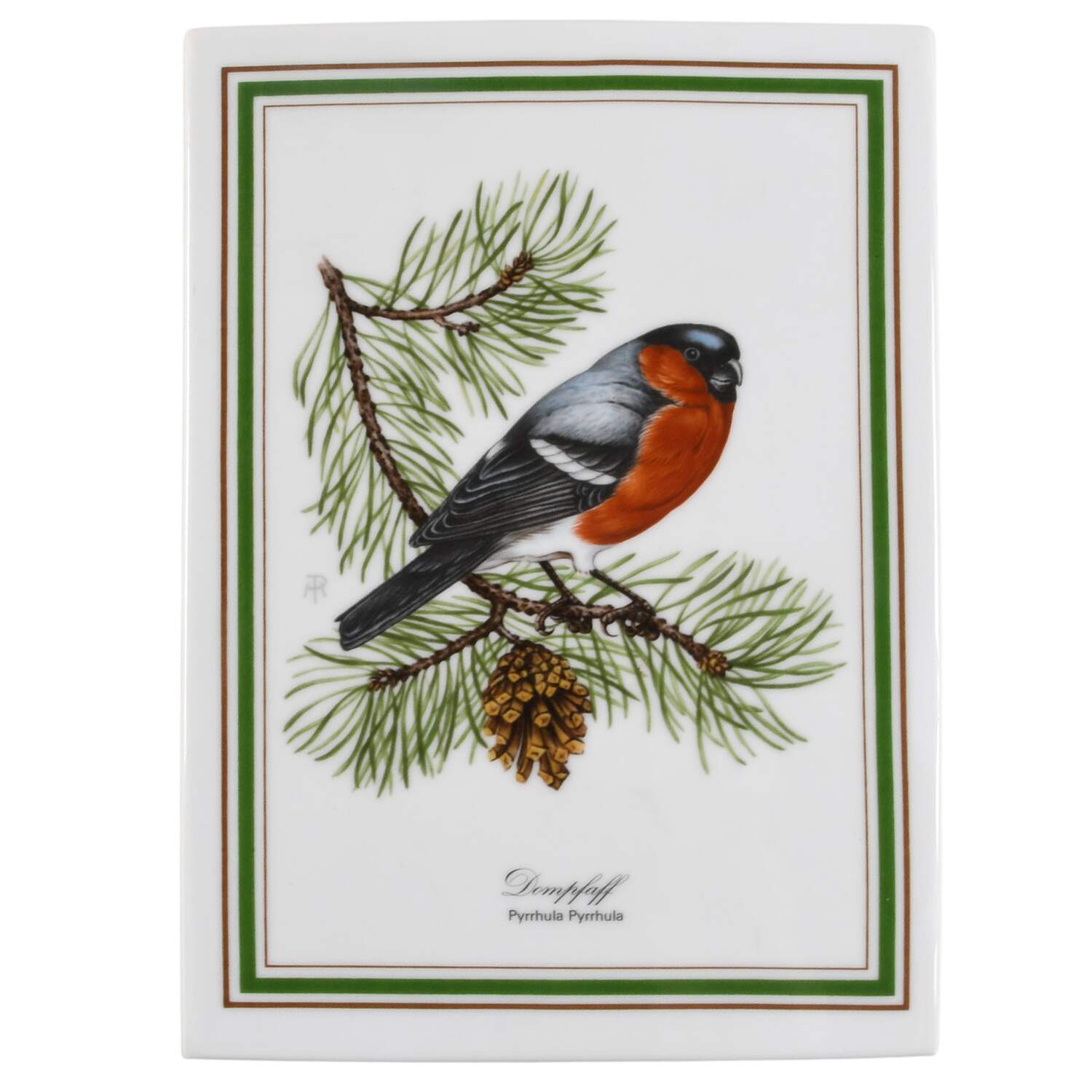 European Singing Birds Eurasian Bullfinch - No Box by Royal Bayreuth-1