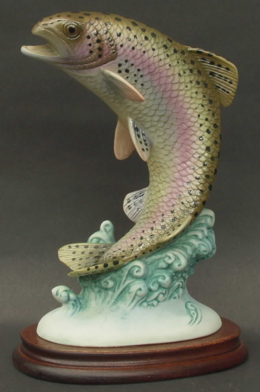 Sadek Animal Figurines Rainbow Trout - Boxed by Sadek-1