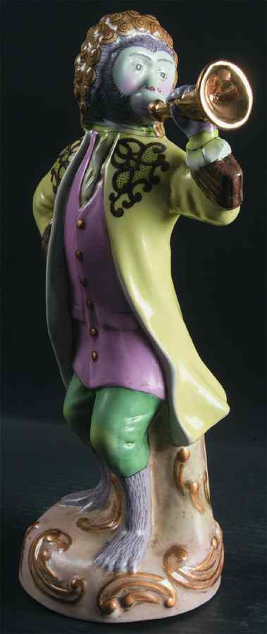 Sadek Animal Figurines Monkey With Horn - Boxed by Sadek-1