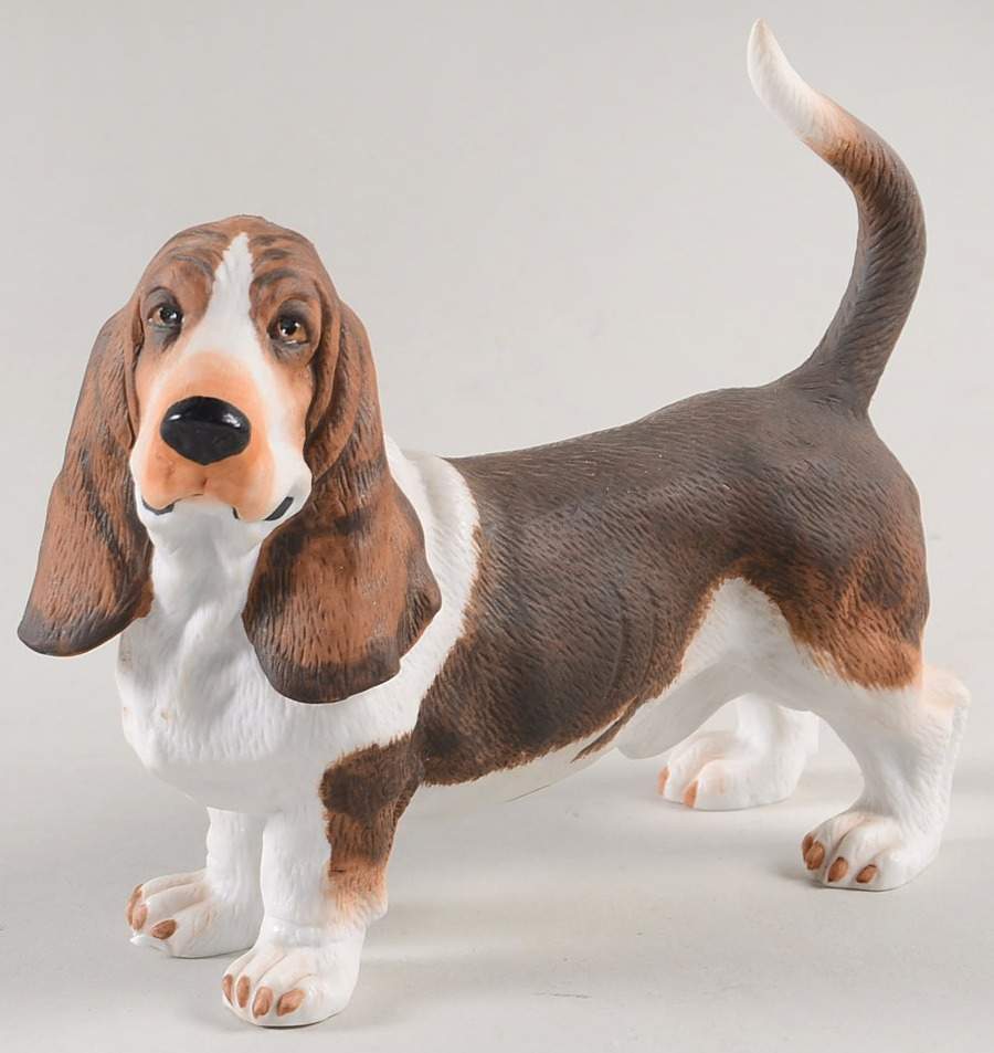 Sadek Animal Figurines Basset Hound - Boxed by Sadek-1