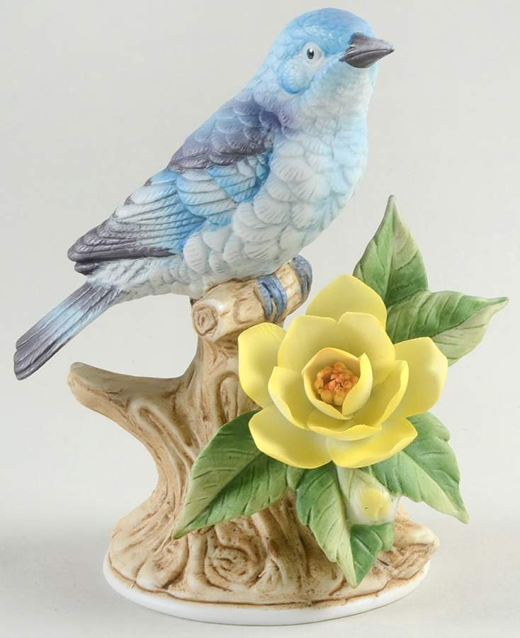 Sadek Bird Figurines Mountain Bluebird - No Box by Sadek-1