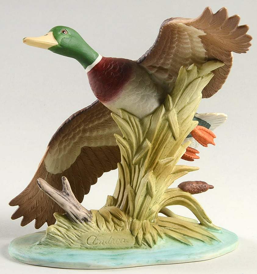 Sadek Bird Figurines Mallard Duck - No Box by Sadek-1