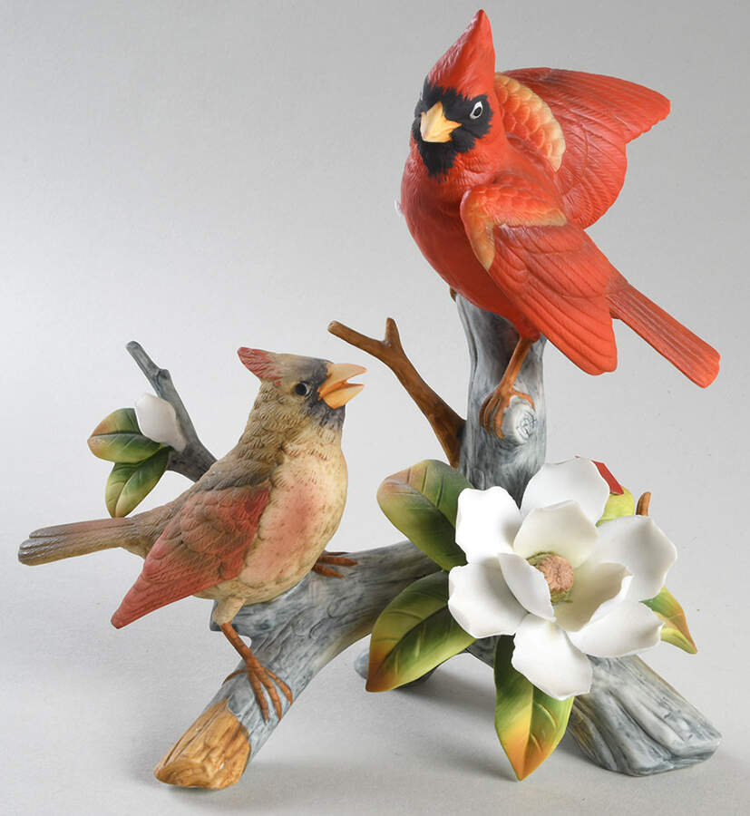 Sadek Bird Figurines Cardinal-Male&Female - No Box by Sadek-1