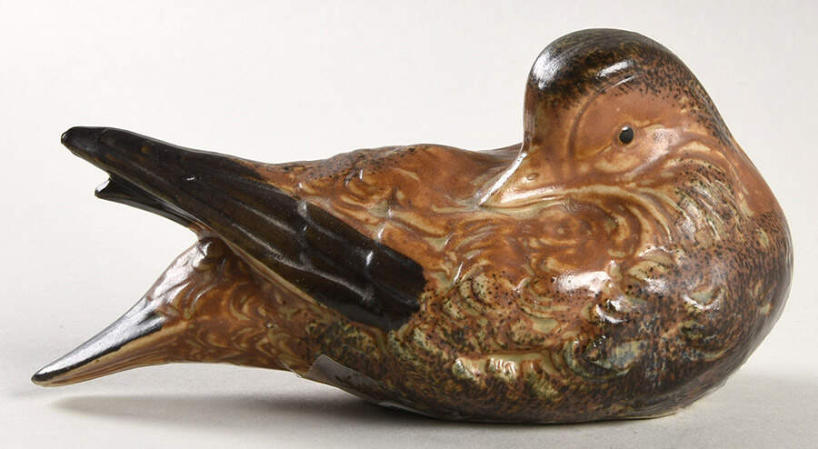 Sadek Bird Figurines Mandarin Duck-Female - No Box 151b by Sadek-1