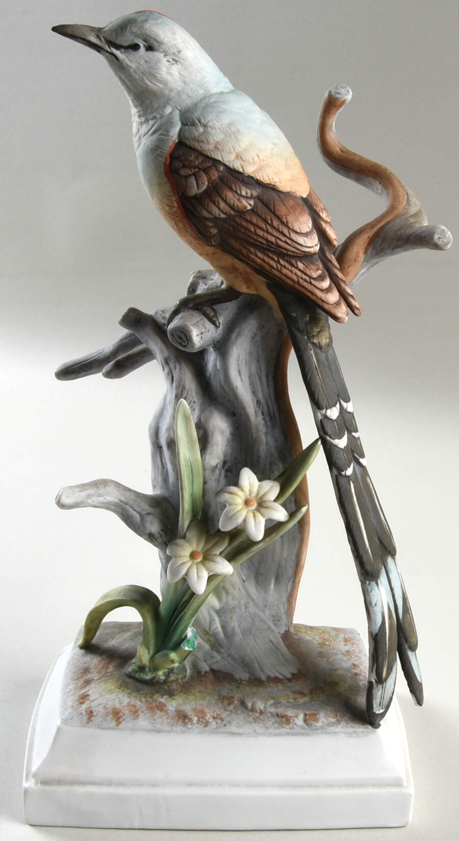Sadek Bird Figurines Scissor-Tailed Flycatcher-Square Base - No Box by Sadek-1