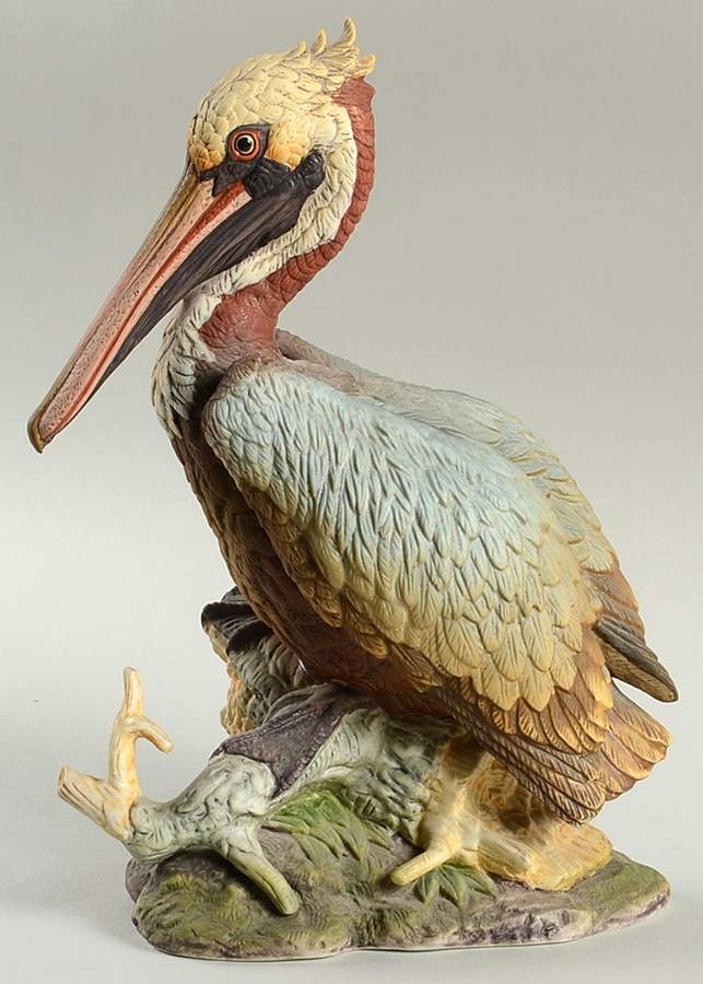 Sadek Bird Figurines Brown Pelican - No Box by Sadek-1