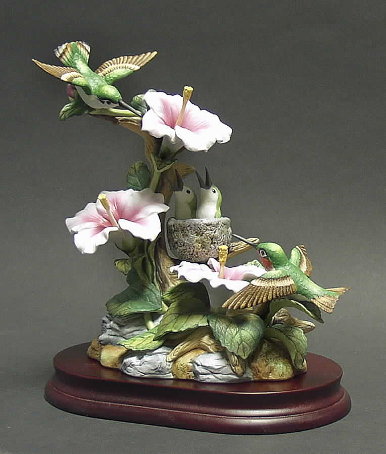 Sadek Bird Figurines Hummingbird Family - Boxed by Sadek-1