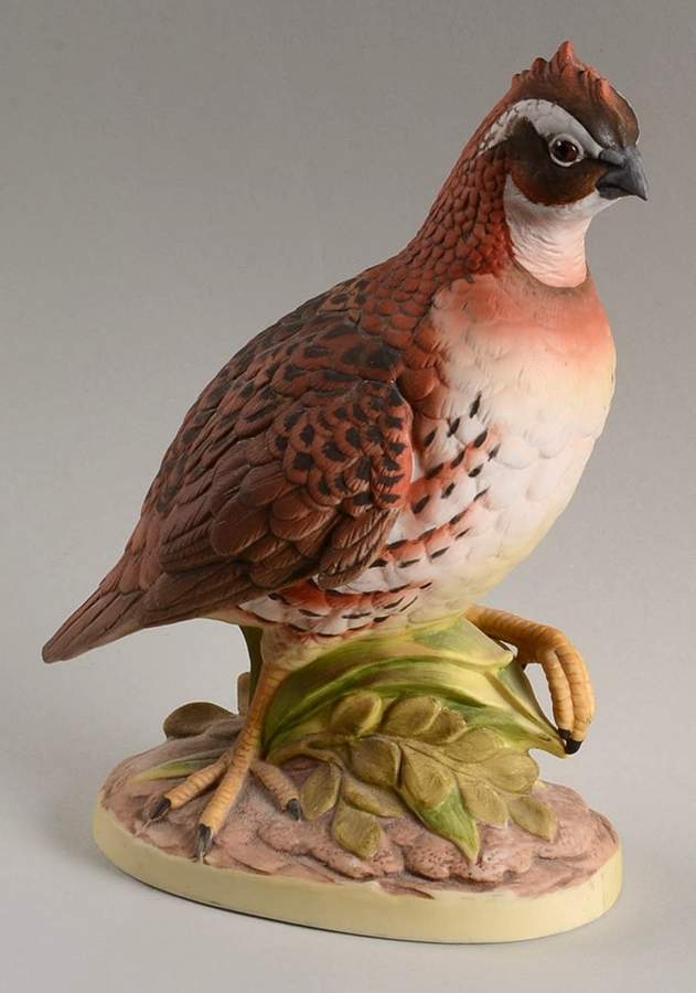 Sadek Bird Figurines Bobwhite Quail - Male - No Box 101a by Sadek-1