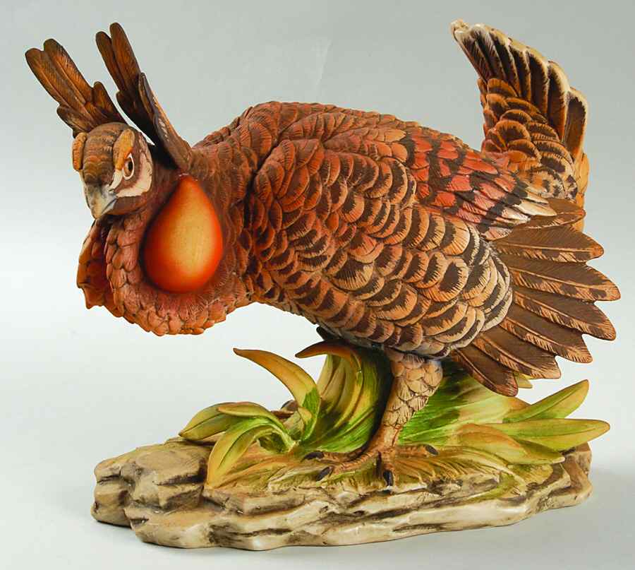 Sadek Bird Figurines Prairie Chicken - Boxed by Sadek-1