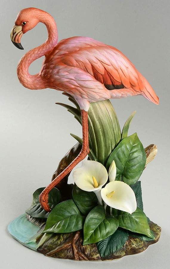 Sadek Bird Figurines Flamingo - With Box by Sadek-1