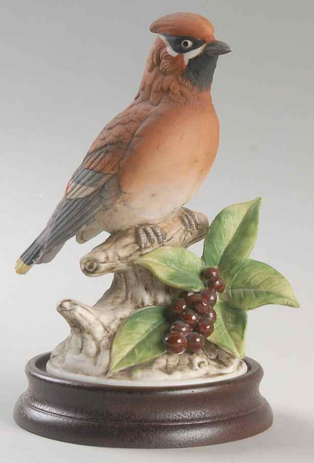 Sadek Bird Figurines Cedar Waxwing - No Box by Sadek-1