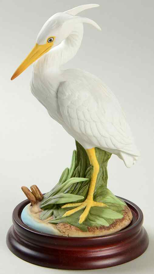 Sadek Bird Figurines White Heron - No Box by Sadek-1