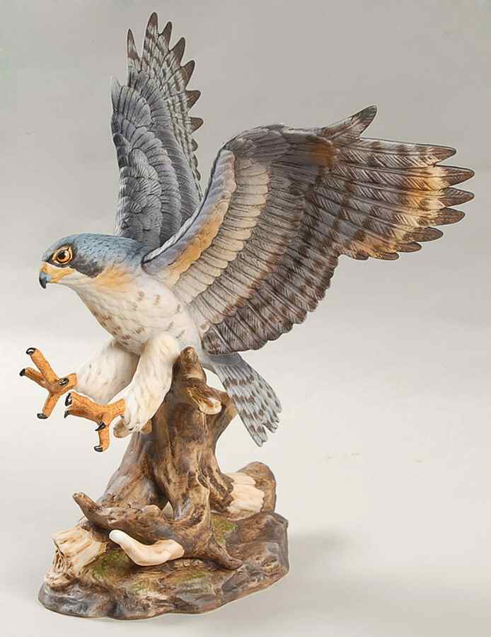 Sadek Bird Figurines Peregrine Falcon - Boxed by Sadek-1